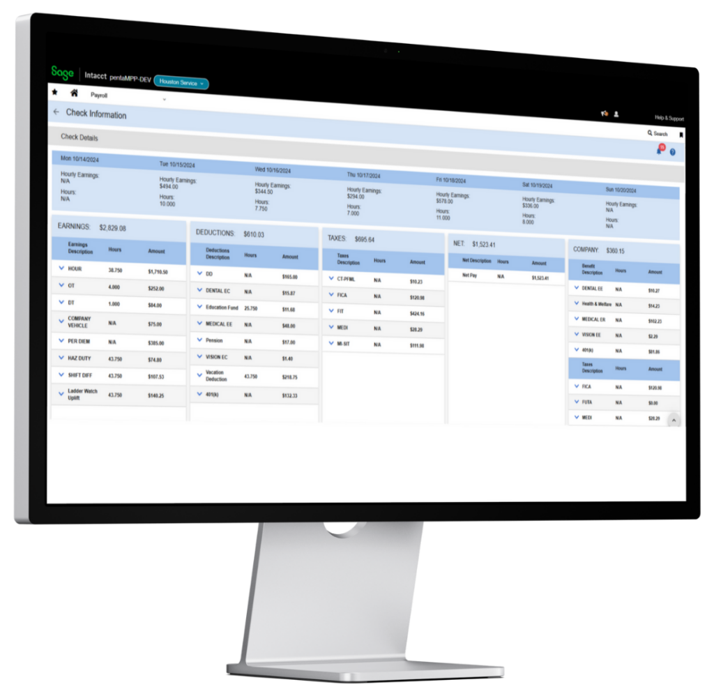 STRUXI – contact form screenshot
